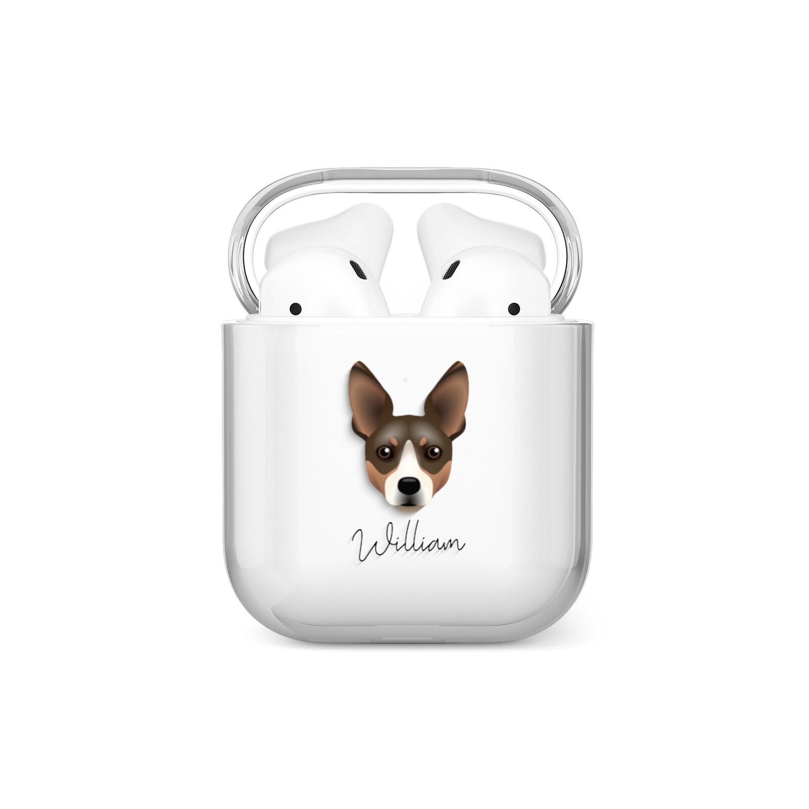 Rat Terrier Personalised AirPods Case