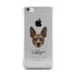 Rat Terrier Personalised Apple iPhone 5c Case