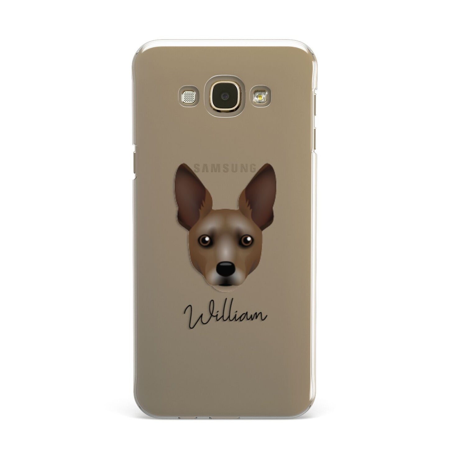 Rat Terrier Personalised Samsung Galaxy A8 Case