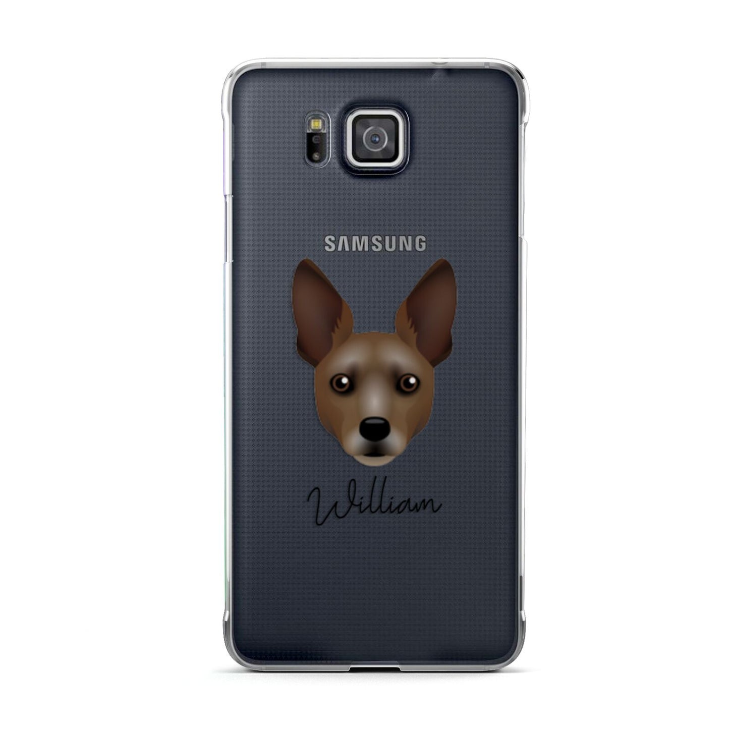 Rat Terrier Personalised Samsung Galaxy Alpha Case