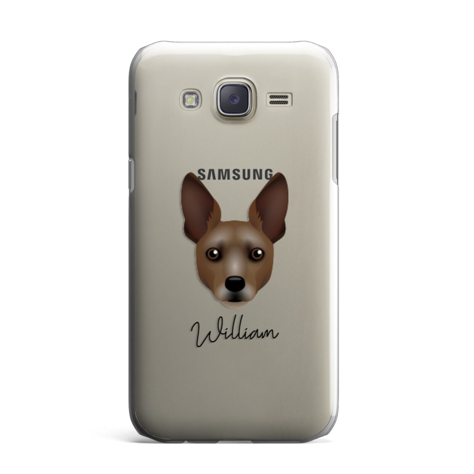 Rat Terrier Personalised Samsung Galaxy J7 Case
