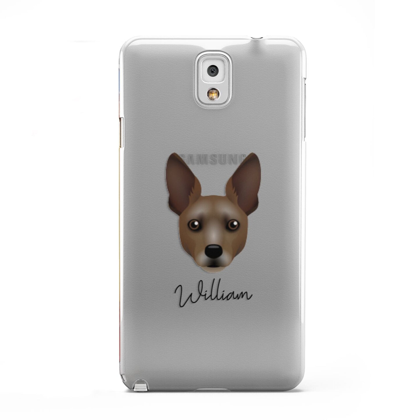 Rat Terrier Personalised Samsung Galaxy Note 3 Case