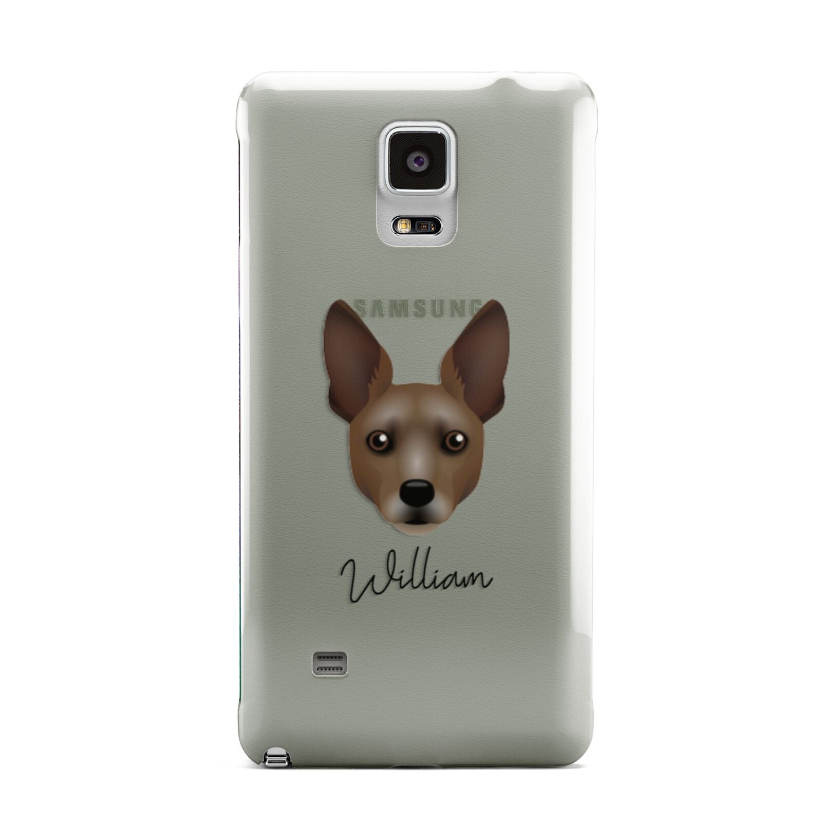 Rat Terrier Personalised Samsung Galaxy Note 4 Case