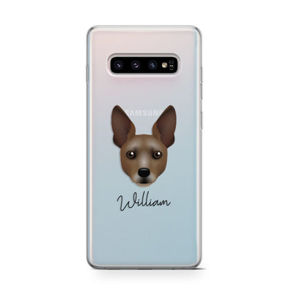Rat Terrier Personalised Samsung Galaxy S10 Case