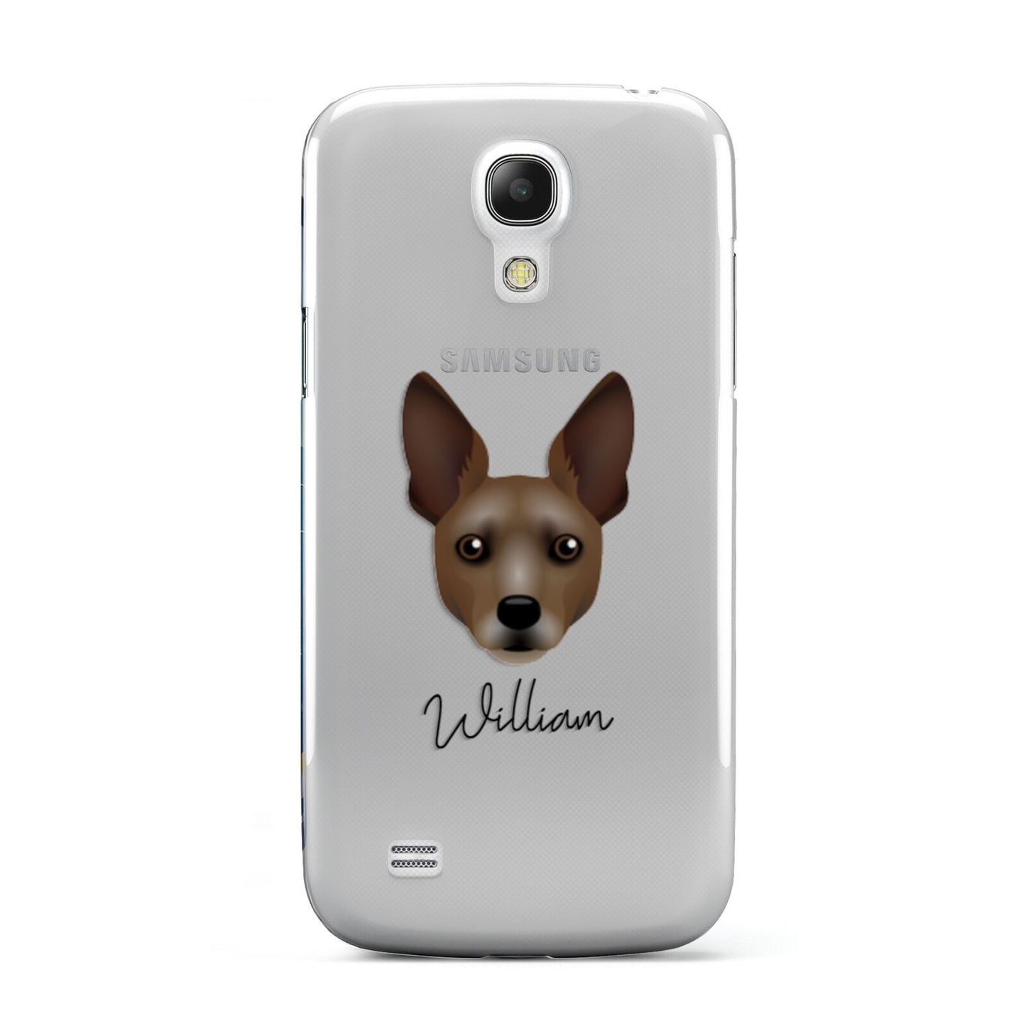 Rat Terrier Personalised Samsung Galaxy S4 Mini Case
