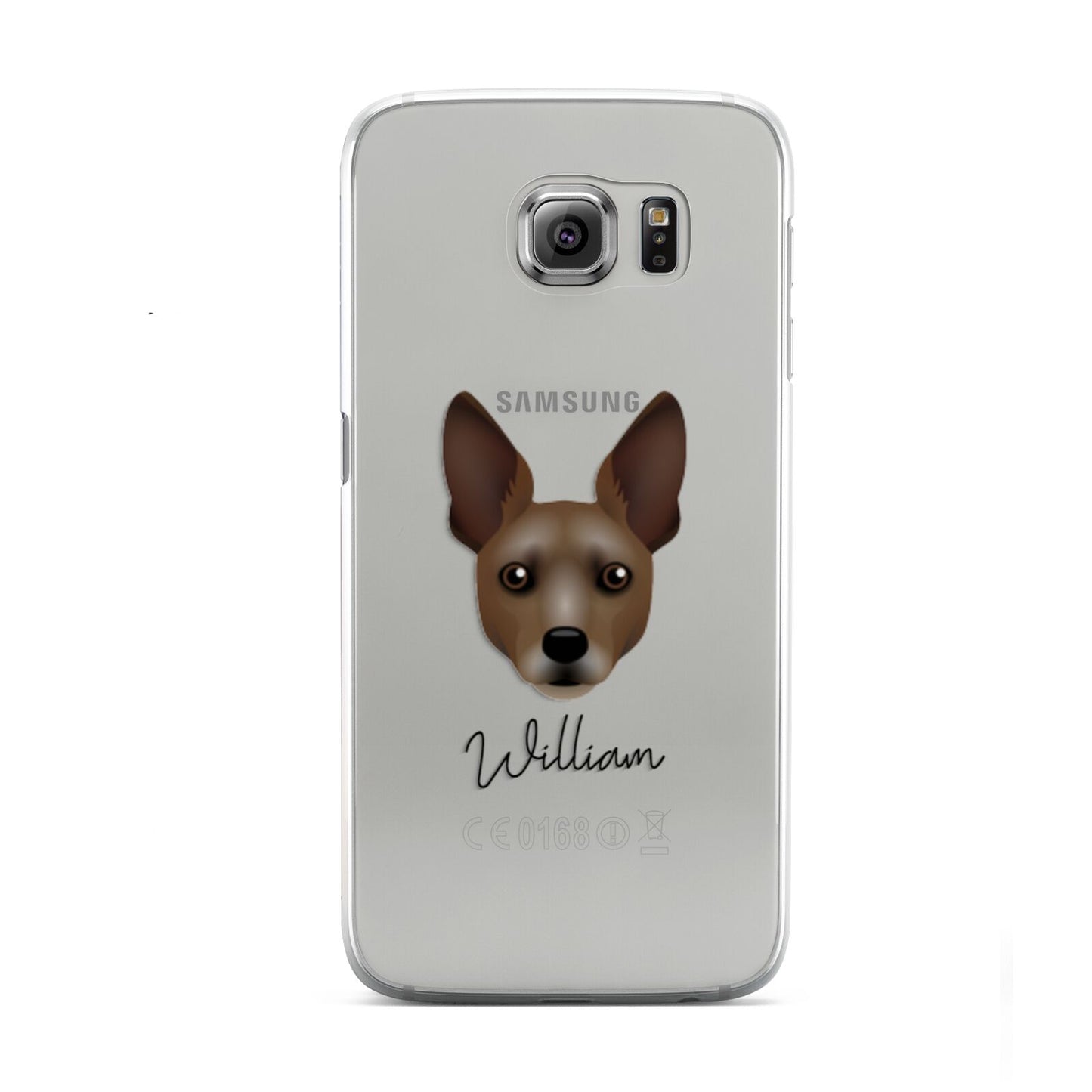 Rat Terrier Personalised Samsung Galaxy S6 Case