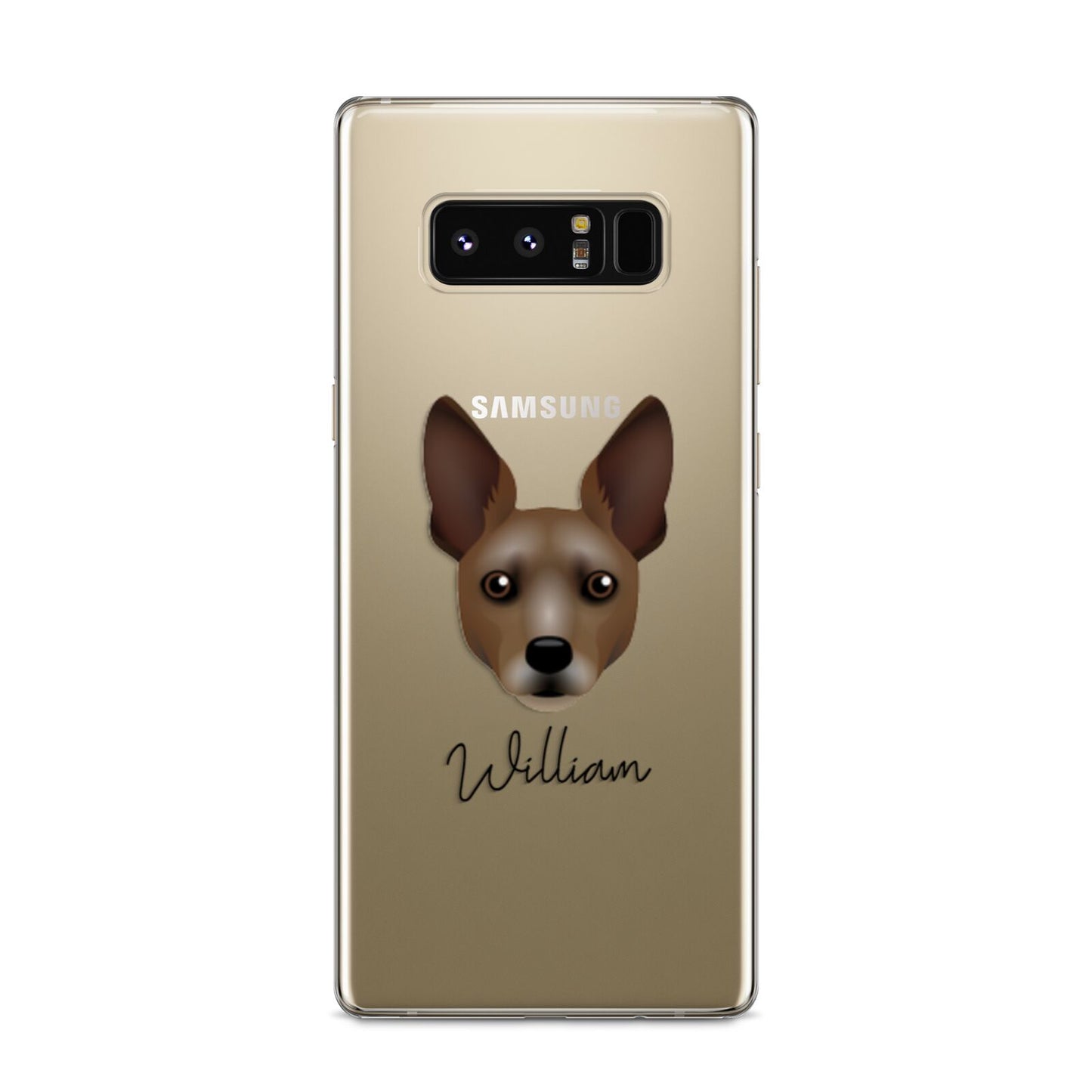 Rat Terrier Personalised Samsung Galaxy S8 Case