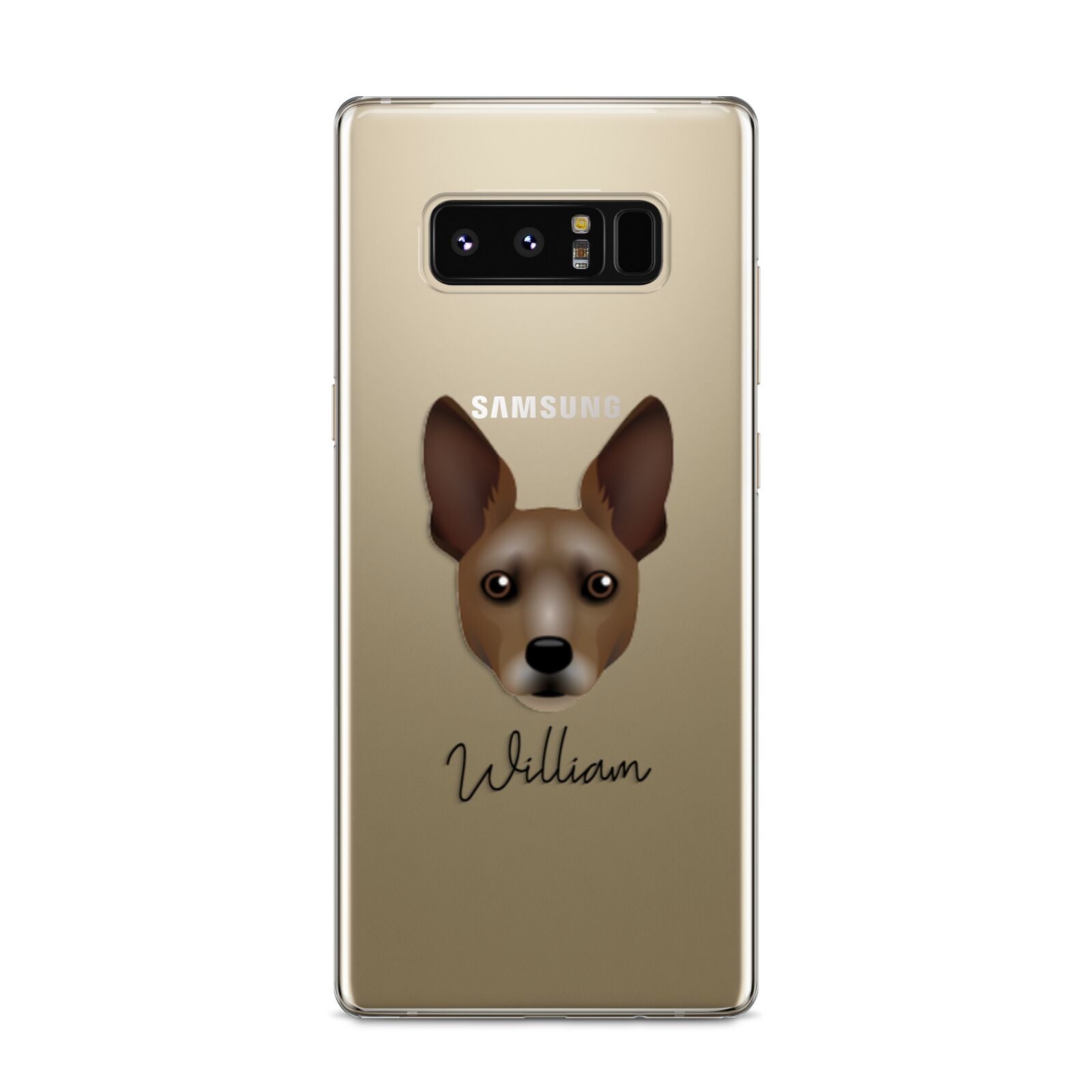 Rat Terrier Personalised Samsung Galaxy S8 Case