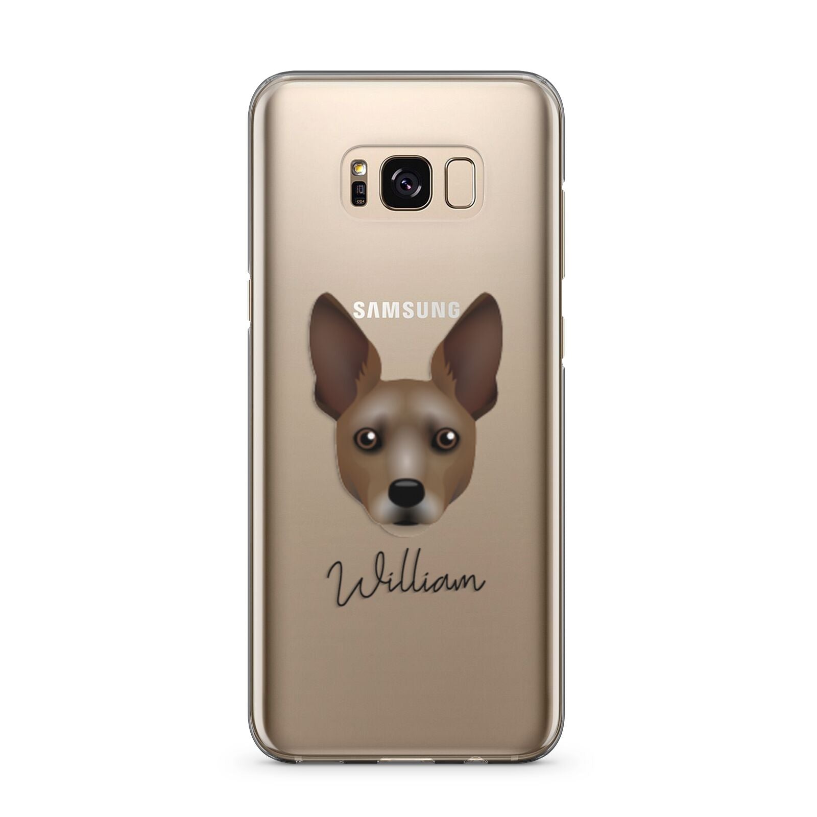Rat Terrier Personalised Samsung Galaxy S8 Plus Case