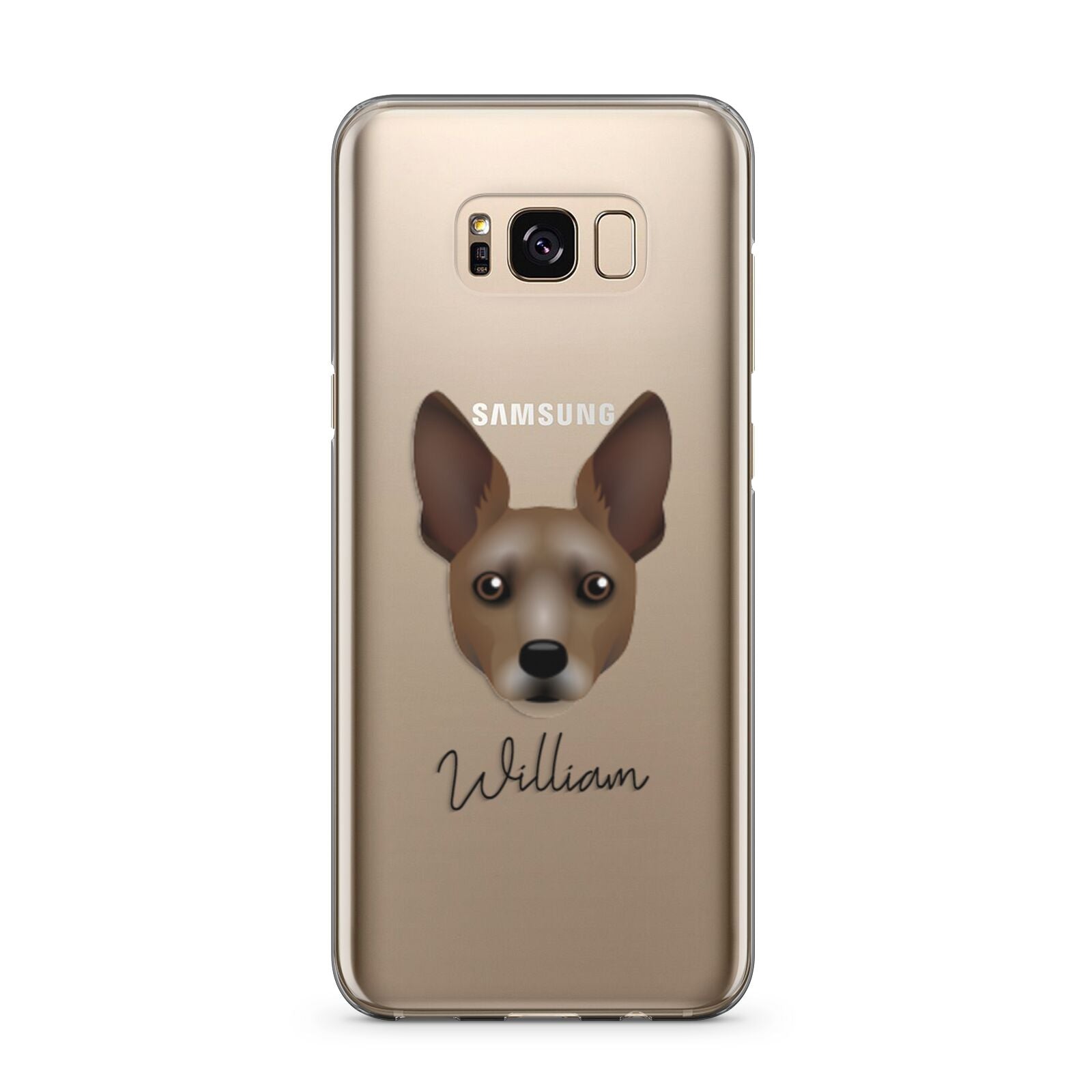 Rat Terrier Personalised Samsung Galaxy S8 Plus Case