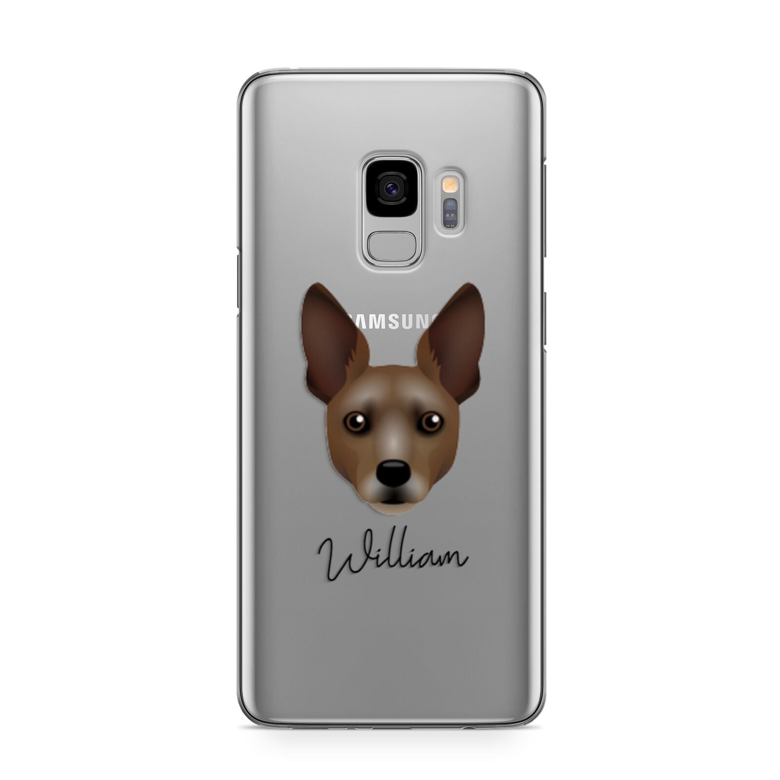 Rat Terrier Personalised Samsung Galaxy S9 Case