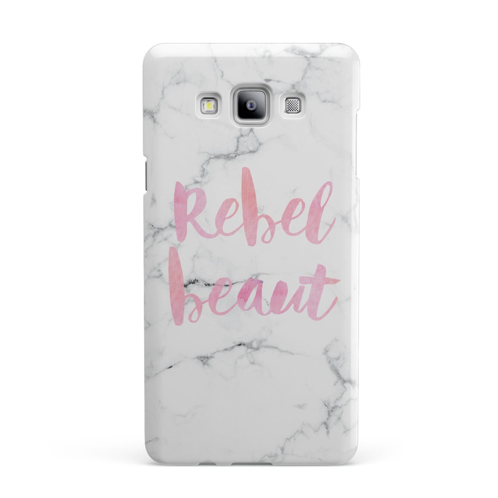 Rebel Heart Grey Marble Effect Samsung Galaxy A7 2015 Case
