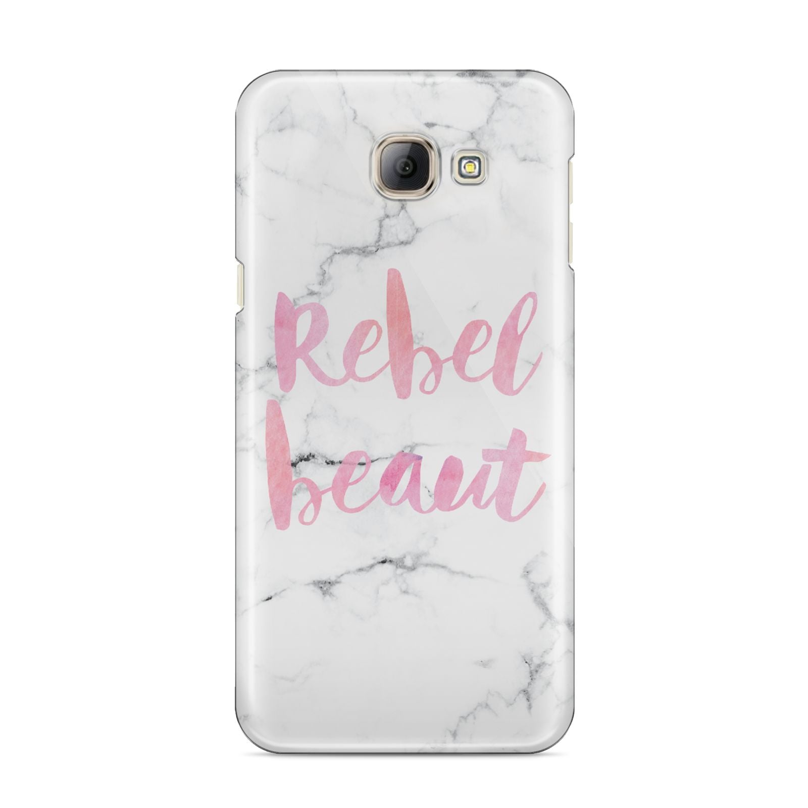 Rebel Heart Grey Marble Effect Samsung Galaxy A8 2016 Case