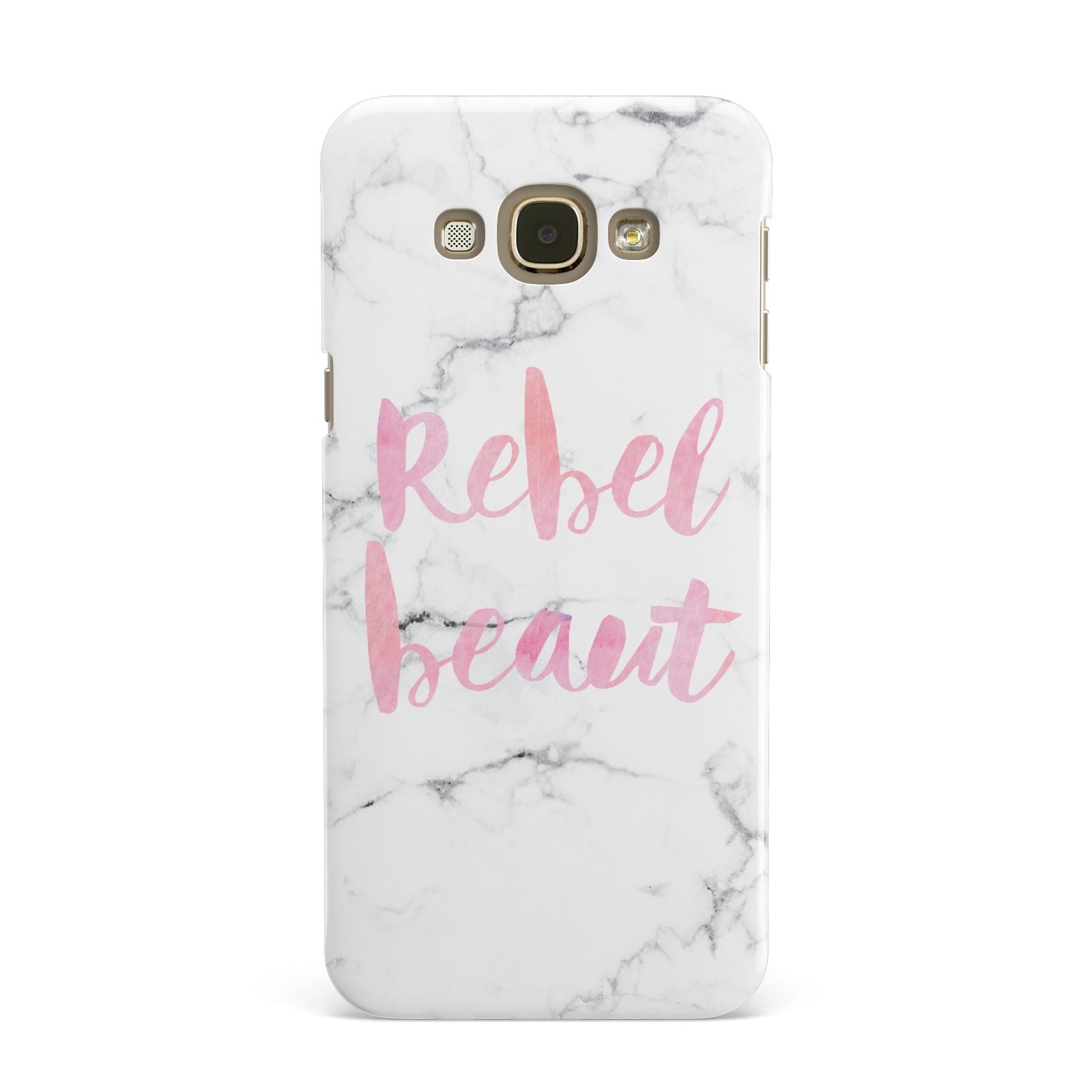 Rebel Heart Grey Marble Effect Samsung Galaxy A8 Case