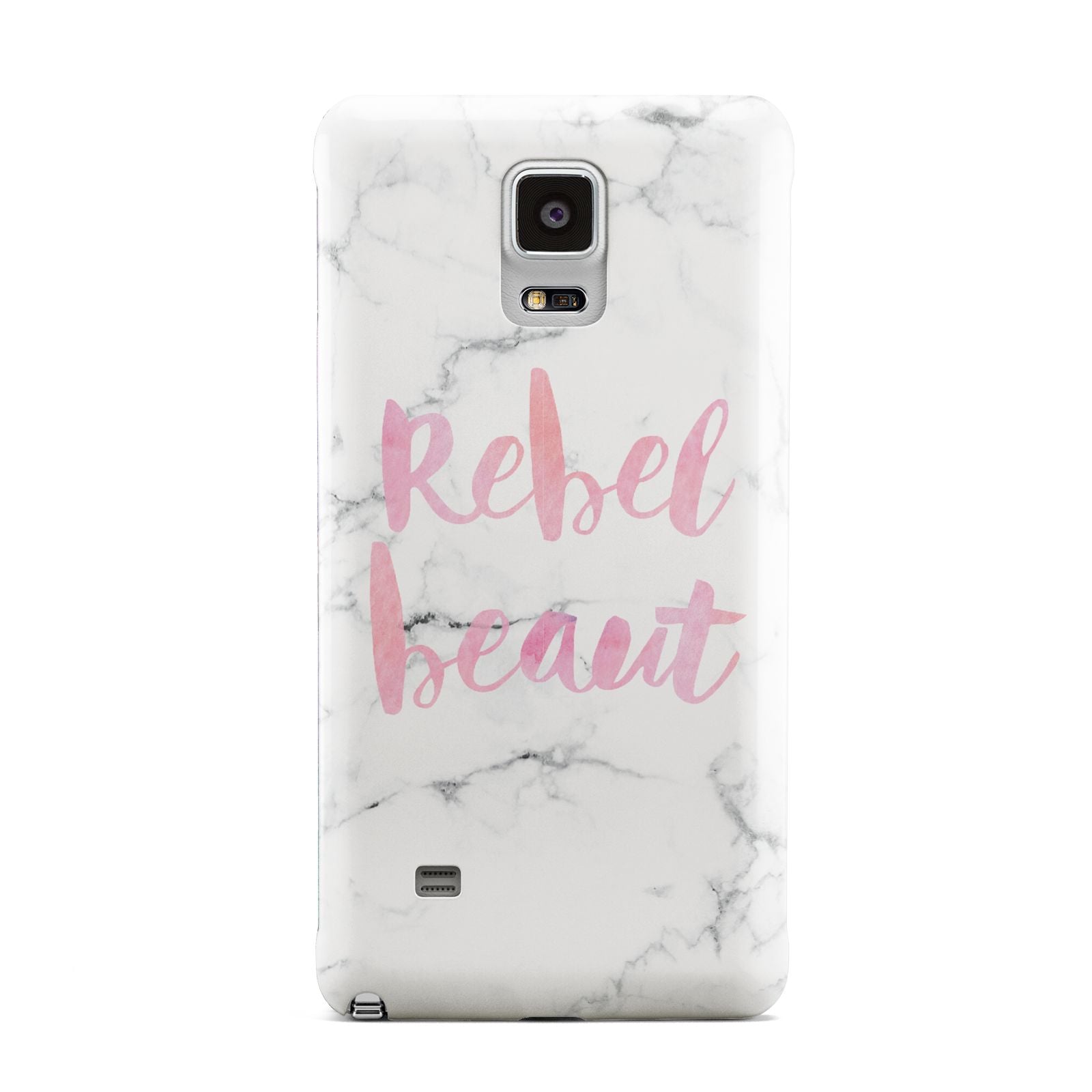 Rebel Heart Grey Marble Effect Samsung Galaxy Note 4 Case