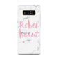 Rebel Heart Grey Marble Effect Samsung Galaxy Note 8 Case