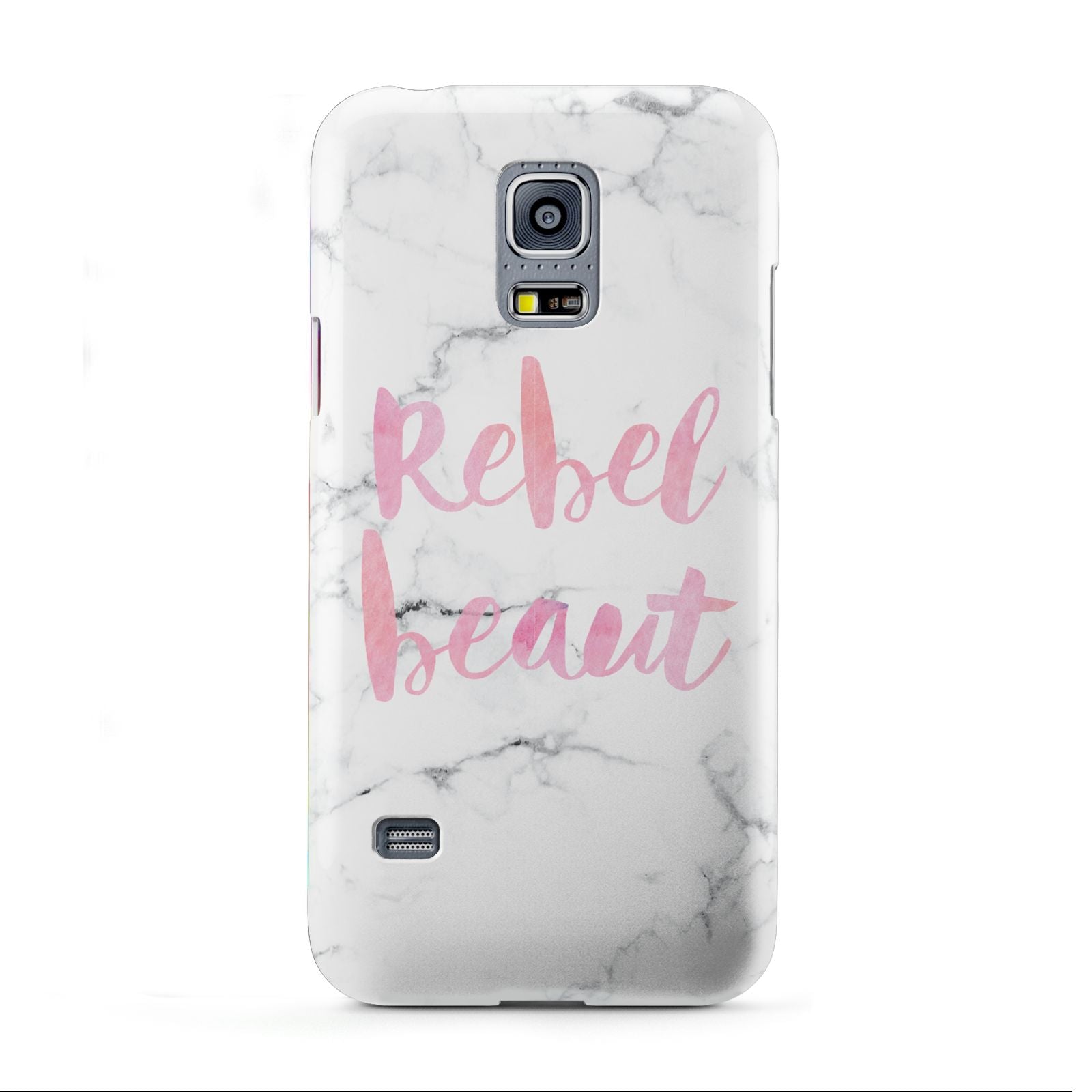 Rebel Heart Grey Marble Effect Samsung Galaxy S5 Mini Case