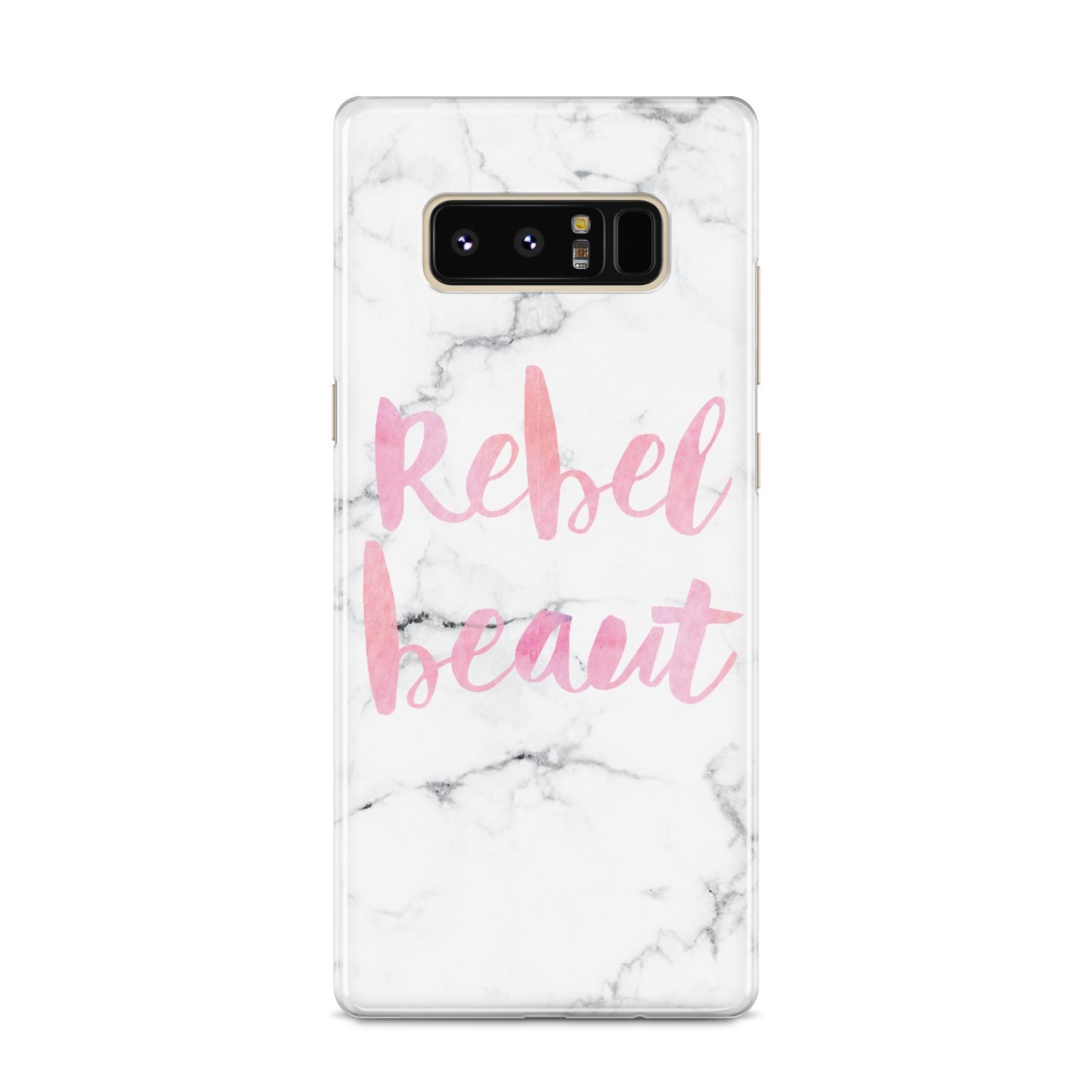 Rebel Heart Grey Marble Effect Samsung Galaxy S8 Case