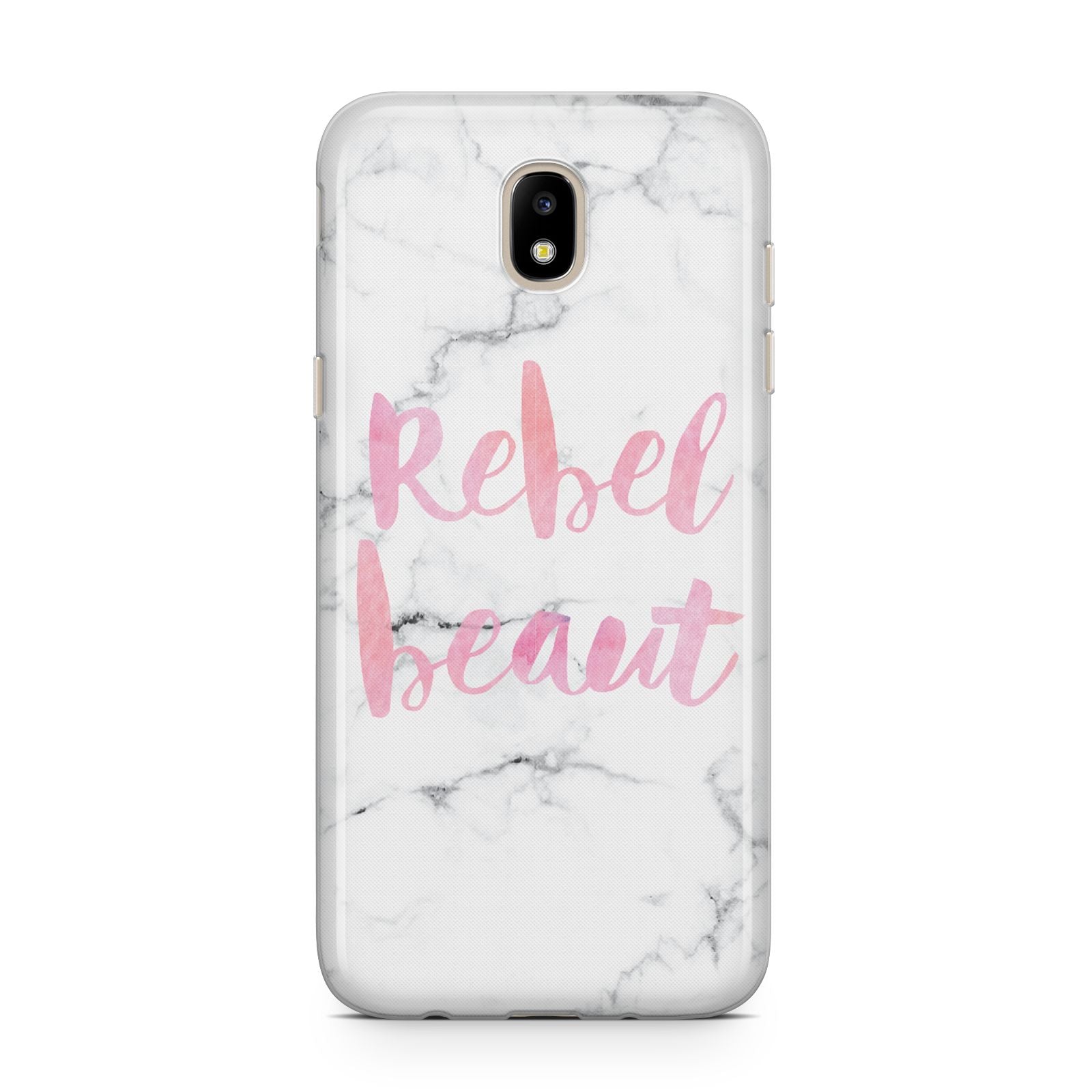 Rebel Heart Grey Marble Effect Samsung J5 2017 Case