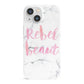 Rebel Heart Grey Marble Effect iPhone 13 Mini Full Wrap 3D Snap Case
