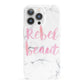 Rebel Heart Grey Marble Effect iPhone 13 Pro Full Wrap 3D Snap Case