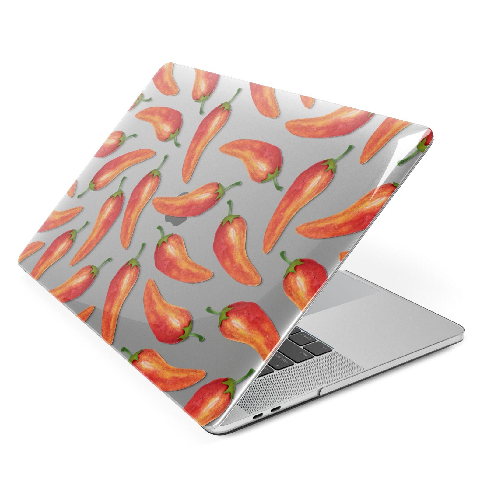 Red Chillies Apple MacBook Case Side View