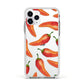 Red Chillies Apple iPhone 11 Pro in Silver with White Impact Case