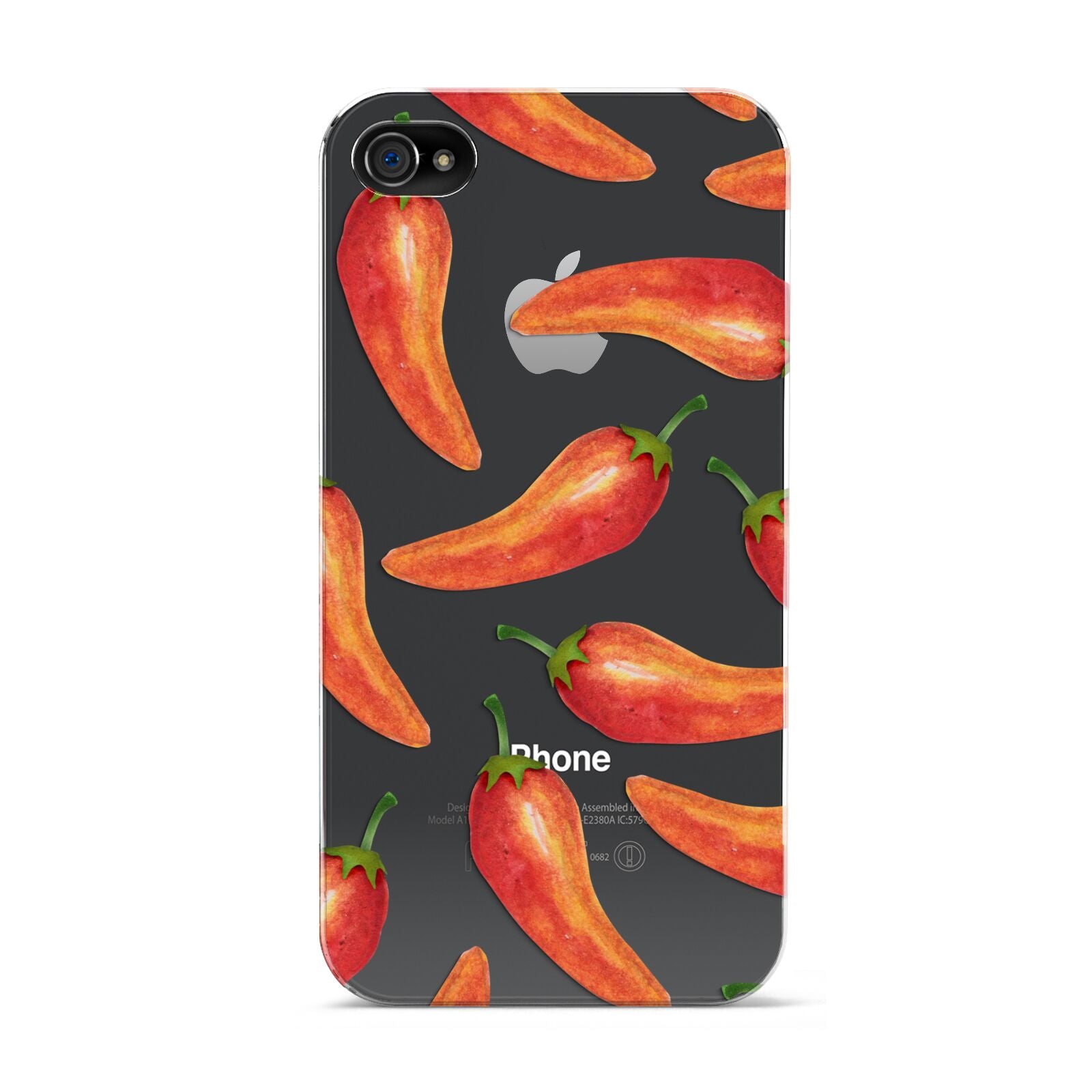 Red Chillies Apple iPhone 4s Case