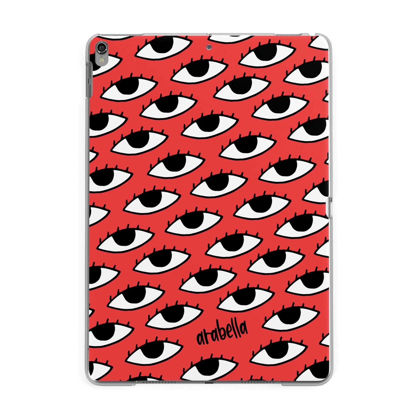 Red Eyes Custom Apple iPad Grey Case