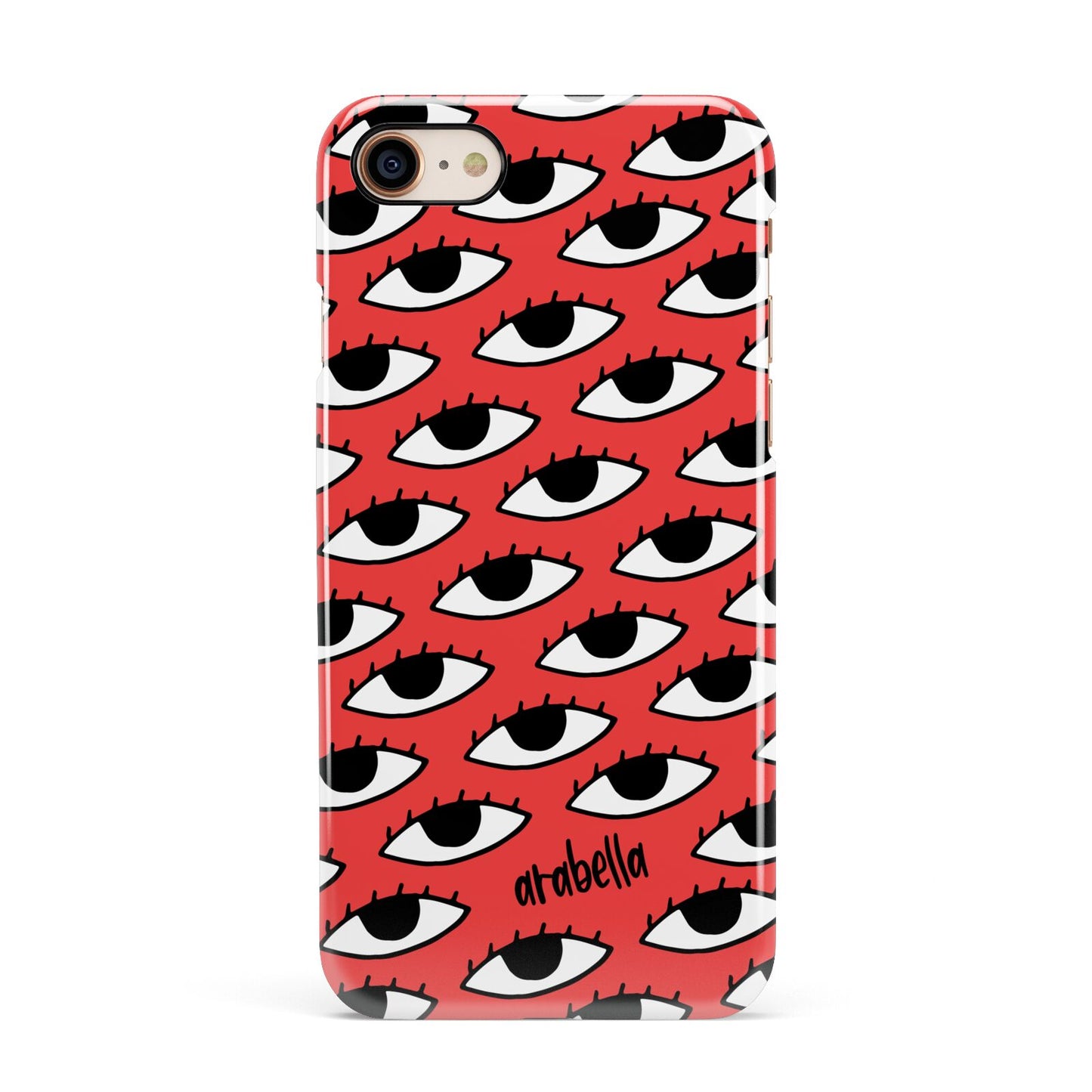 Red Eyes Custom Apple iPhone 7 8 3D Snap Case