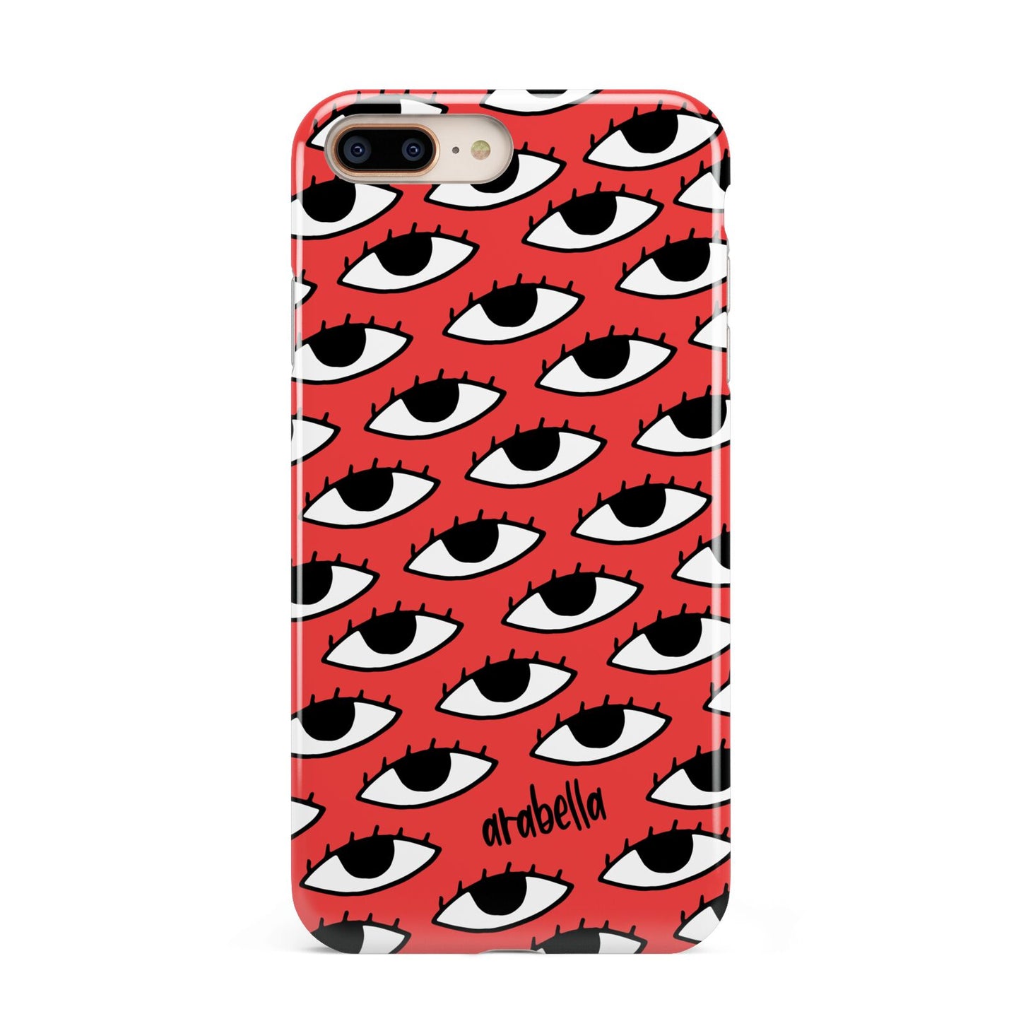 Red Eyes Custom Apple iPhone 7 8 Plus 3D Tough Case