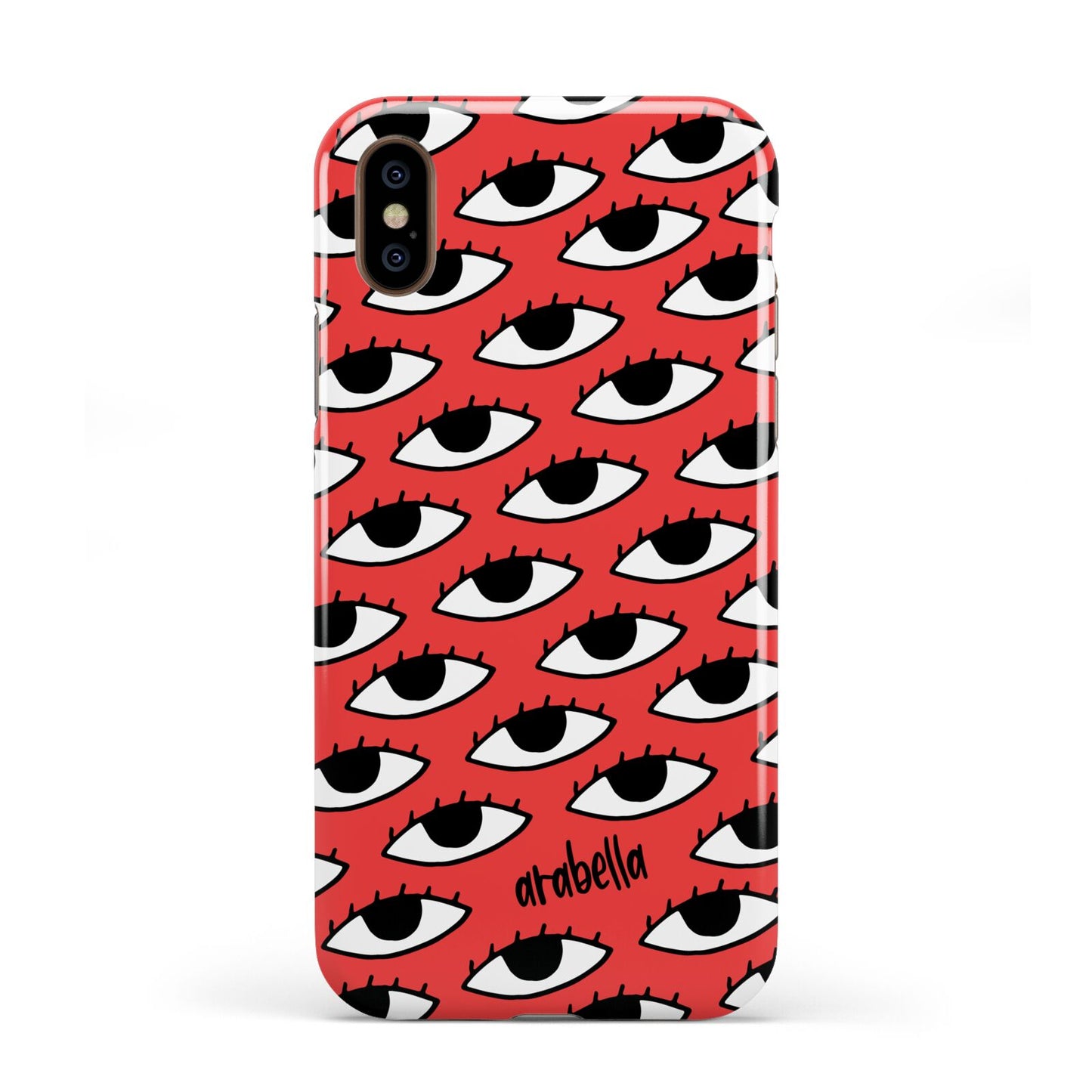 Red Eyes Custom Apple iPhone XS 3D Tough