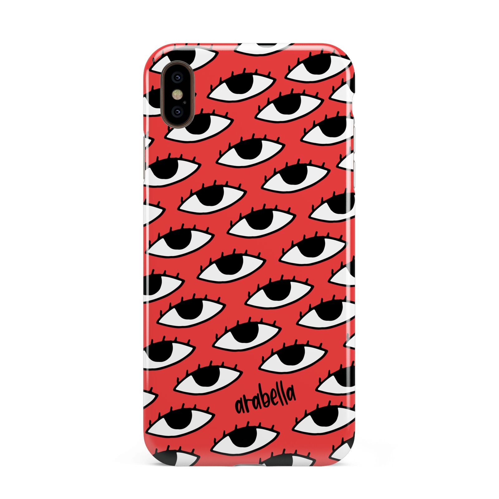 Red Eyes Custom Apple iPhone Xs Max 3D Tough Case
