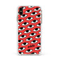Red Eyes Custom Apple iPhone Xs Max Impact Case White Edge on Gold Phone