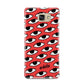 Red Eyes Custom Samsung Galaxy A9 2016 Case on gold phone