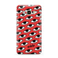 Red Eyes Custom Samsung Galaxy J7 2016 Case on gold phone
