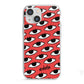 Red Eyes Custom iPhone 13 Mini TPU Impact Case with White Edges