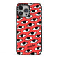 Red Eyes Custom iPhone 13 Pro Max Black Impact Case on Silver phone