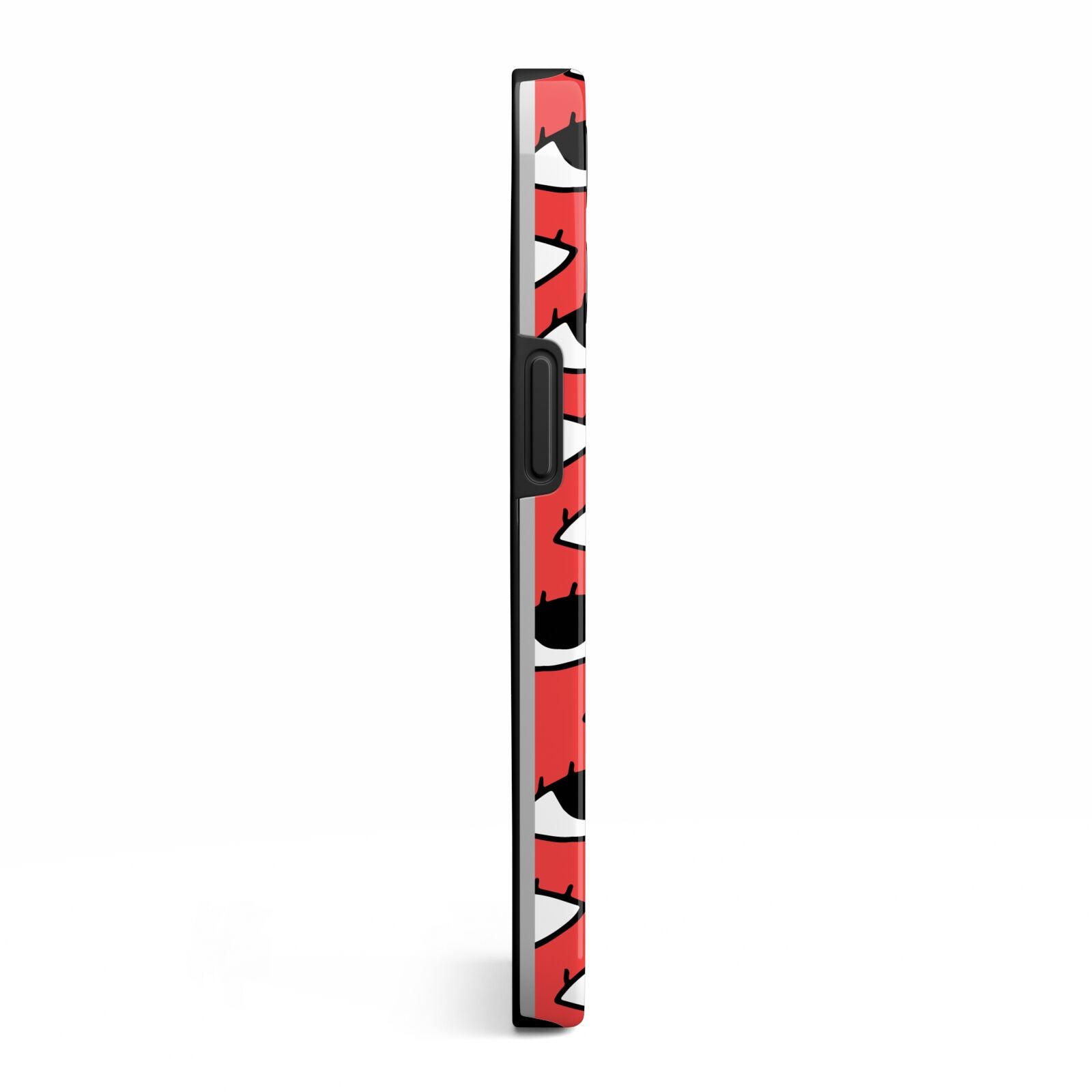 Red Eyes Custom iPhone 13 Pro Side Image 3D Tough Case