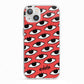 Red Eyes Custom iPhone 13 TPU Impact Case with White Edges