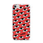 Red Eyes Custom iPhone 7 Bumper Case on Silver iPhone