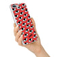 Red Eyes Custom iPhone 7 Plus Bumper Case on Silver iPhone Alternative Image