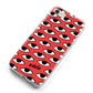 Red Eyes Custom iPhone 8 Bumper Case on Silver iPhone Alternative Image