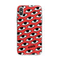 Red Eyes Custom iPhone X Bumper Case on Silver iPhone Alternative Image 1