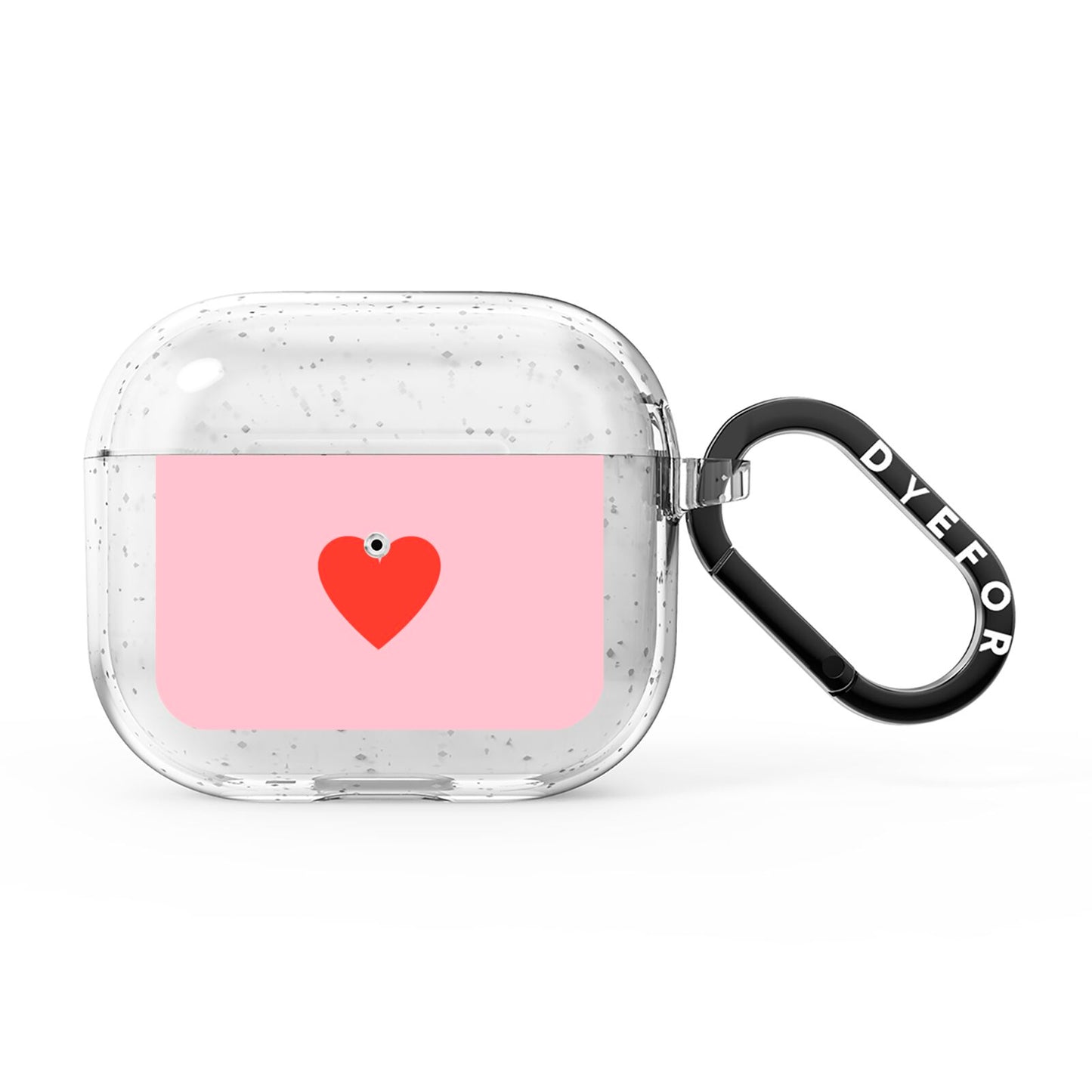 Red Heart AirPods Glitter Case 3rd Gen