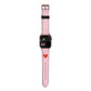 Red Heart Apple Watch Strap Size 38mm with Rose Gold Hardware