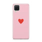 Red Heart Samsung M12 Case