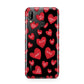 Red Hearts Couples Personalised Huawei P20 Lite Phone Case