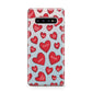 Red Hearts Couples Personalised Protective Samsung Galaxy Case