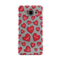 Red Hearts Couples Personalised Samsung Galaxy A3 Case